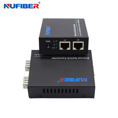 Commutatore di Ethernet della fibra di gigabit di DC5V, commutatore di Ethernet di SFP di 2 porti
