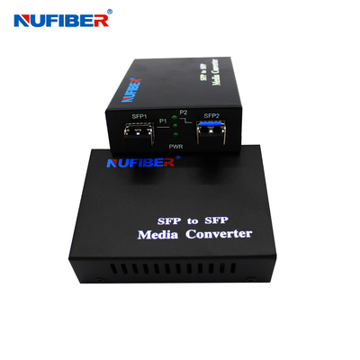 Fibra media converter single mode to multimode da 1310 nm a 850 nm SFP a SFP media converter