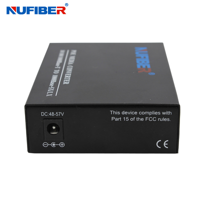 POE Fiber Media Converter Gigabit 10/100/1000Mbps POE RJ45 a Fibra 30W DC48V