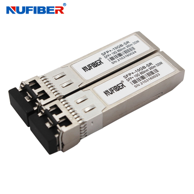 Trasmettitore ottico 10G SFP+ SR Duplex MMF 850nm 300m LC compatibile con Juniper/Cisco/MikroTik