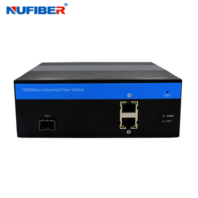 Commutatore industriale diretto WEB del telnet dello SNMP con 2 UTP 1 porto di SFP