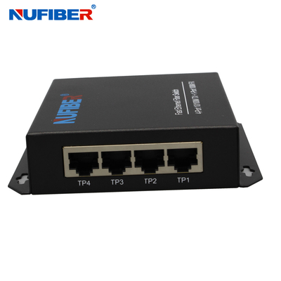 100M commutatore di Gigabit Ethernet di 4 porti, commutatore ottico di Ethernet di 1310nm 20km
