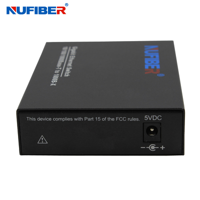 1000M 2 porto della fibra del porto Rj45+1 con il commutatore veloce della fibra di Ethernet di FC del connettore del convertitore duplex di media