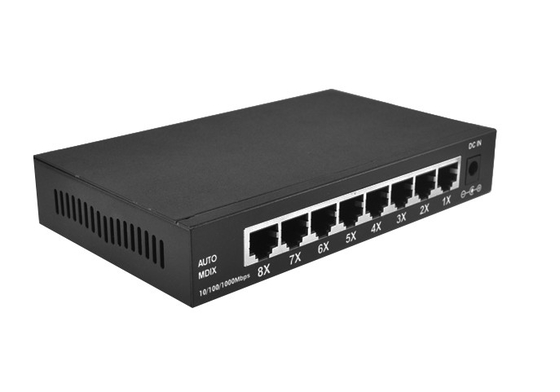 commutatore 10 di Ethernet della fibra di 5Port Rj45 UTP 100 1000M For Network