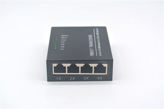 Commutatore monomodale Tx di Ethernet della fibra a Fx con l'adattatore di potere esterno