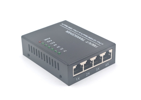 Commutatore monomodale Tx di Ethernet della fibra a Fx con l'adattatore di potere esterno