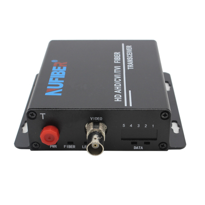1BNC audio convertitore ottico, video trasmettitore di AHD TVI 1080p