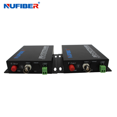 Convertitore della fibra di 1RS485 1BNC audio, video trasmettitore ottico e ricevitore