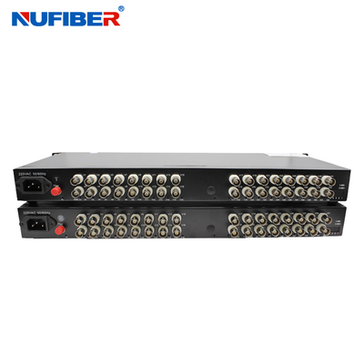 convertitore di fibra ottica di 20km video, trasmettitore della fibra di 32BNC 1080p video