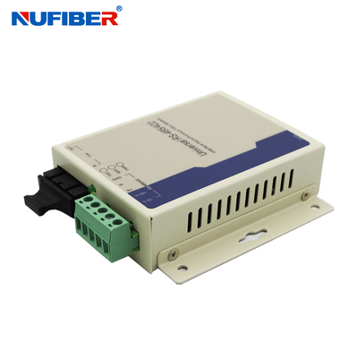 Duplex Rs485 di millimetro 1310nm al convertitore ottico, modem di fibra ottica