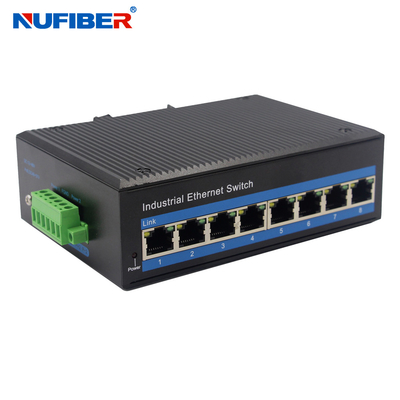 1000M 8 grado industriale di protezione del commutatore IP40 di Ethernet del porto