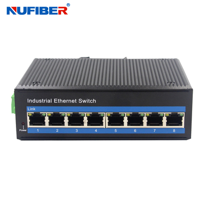 1000M 8 grado industriale di protezione del commutatore IP40 di Ethernet del porto