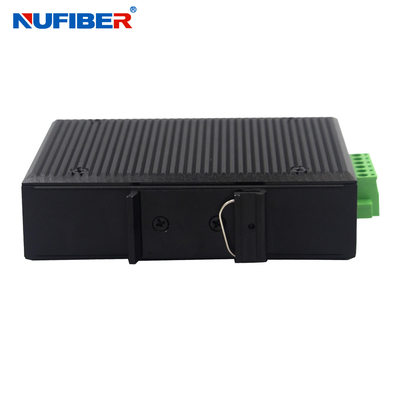 Fibra doppia 1000M Unmanaged Industrial Switch, convertitore ottico di media con 2 porte Ethernet