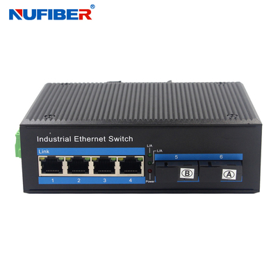 Convertitore di media della fibra del porto del commutatore 4 della fibra di Ethernet di singolo modo 1310nm