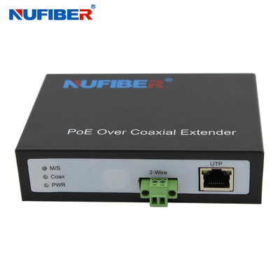 10 / Ethernet di 100Mbps POE sopra il IP del convertitore di twisted pair un riempitivo 52V di oltre 2 cavi