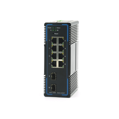 Commutatore diretto Ethernet industriale 8x10/100/1000base-T 2x1000base-X SFP+