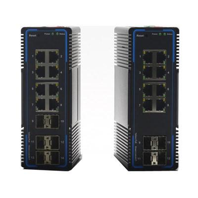 Commutatore Ethernet industriale Gigabit a 8 porte, commutatore POE gestito IP44