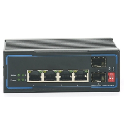 Lo strato completo 2 di gigabit ha diretto il commutatore industriale di Ethernet porto 4POE + 2SFP