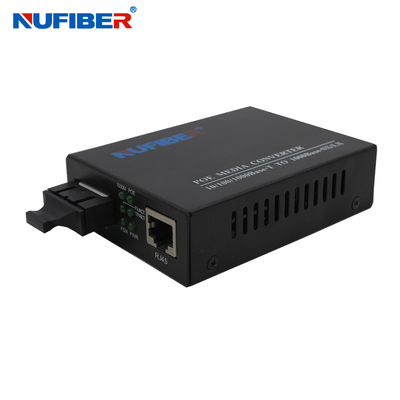 Sc doppio della fibra di gigabit al convertitore POE 30w di media RJ45 per la macchina fotografica del IP del CCTV