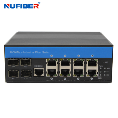 Commutatore industriale diretto SFP di Ethernet di SFP al WEB della rete del porto di 8 10/100/1000M UTP