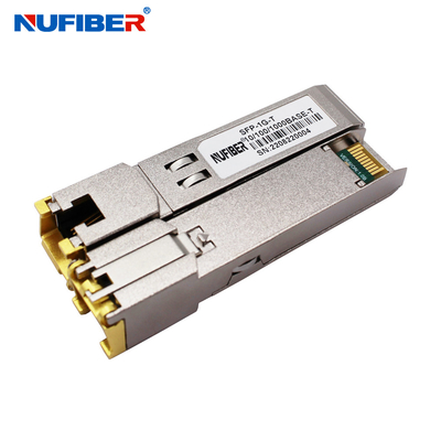Ricetrasmettitore 100m del modulo 10/100/1000M Copper UTP di Ethernet di gigabit RJ45 di GLC-T