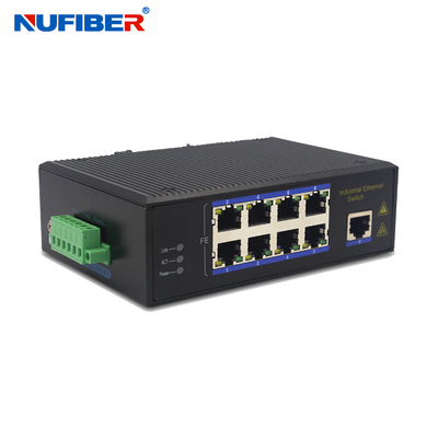 10/100M 9 supporto veloce della ferrovia di baccano del commutatore di Ethernet del porto 24V per la rete