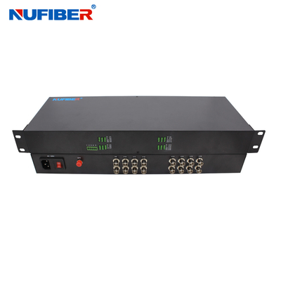 Convertitore 1310/1550nm 20km FC della fibra di HD 1080P CVI TVI AHD 2MP 16CH video