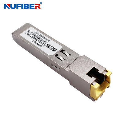 Gigabit Copper RJ45 SFP Module Transceiver 10/100/1000Mbps UTP Cable Copper 100m compatibile con Cisco