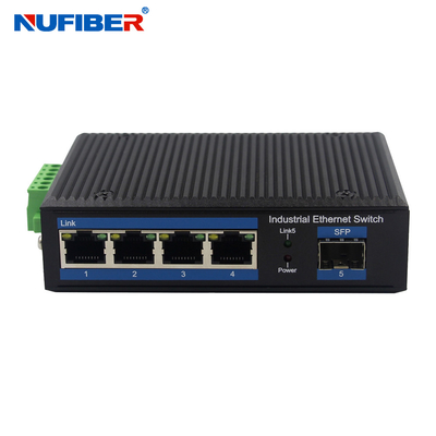Lo Sfp scanala 4 input di potere ridondanti del commutatore non gestito di Ethernet del porto