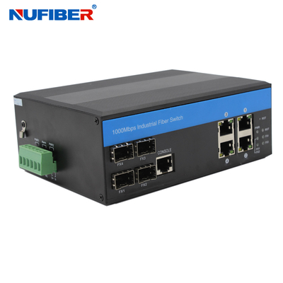 Commutatore industriale diretto porto IP44 4 con 4 Sfp 4 chilovolt di Ethernet di protezione dell'impulso