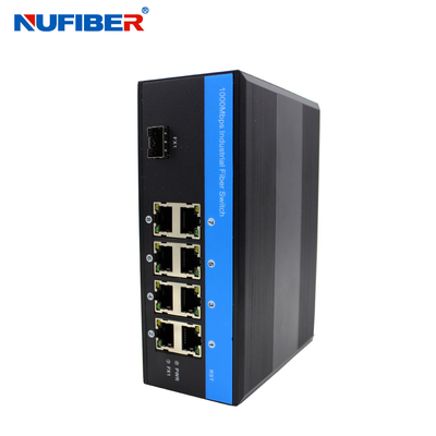 DC48V ha diretto il porto industriale NF518GMP-SFP del commutatore 8 di Ethernet