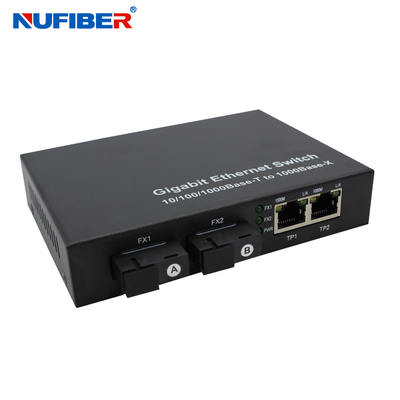 Il FCC ha certificato 1000M Fiber Ethernet Switch con 2 il porto della fibra Rj45 2