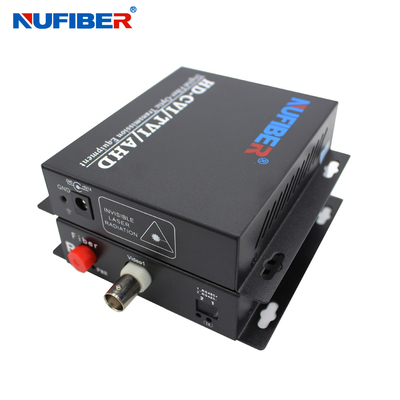 Convertitore della fibra di 1RS485 1BNC audio, video trasmettitore ottico e ricevitore