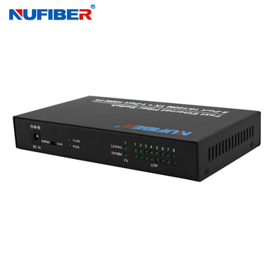 Commutatore a fibra ottica misto di gigabit del porto del commutatore 8 di Ethernet RJ45