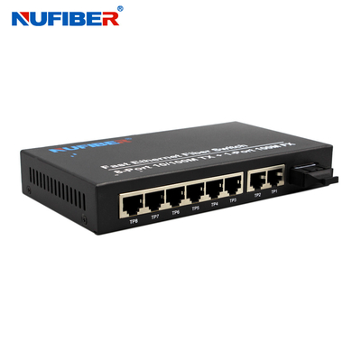 Commutatore a fibra ottica misto di gigabit del porto del commutatore 8 di Ethernet RJ45
