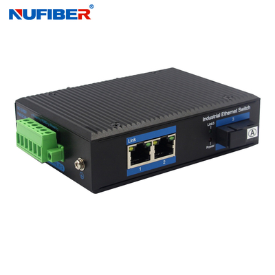 Commutatore di Ethernet di Poe del porto del convertitore 2 di media di NuFiber 1310nm 100base Fx