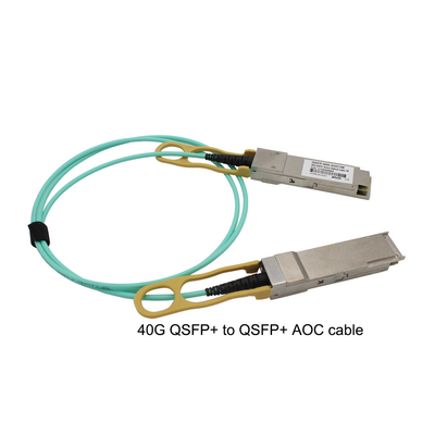 RoHS 40G Pluggable caldo QSFP+ al cavo di 4xSFP+ AOC