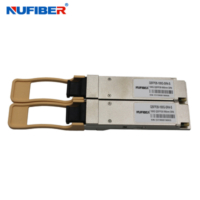 ricetrasmettitore ottico della fibra di 100G QSFP28 SR4 100M MPO 850nm