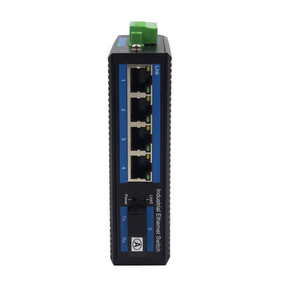 Convertitore di media della fibra di Gigabit Ethernet della ferrovia di baccano del porto IP40 4