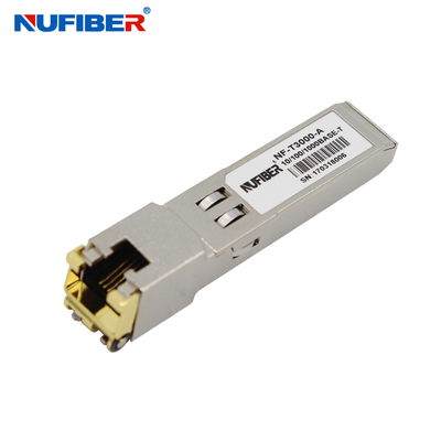 ricetrasmettitore di SFP Gigabit Ethernet del rame 1.25G di 10/100/1000M