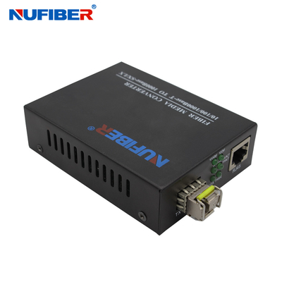 convertitore di media di 10/100/1000M Gigabit Ethernet UTP SFP