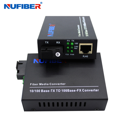convertitore veloce di media di modo 1310/1550nm 20km MP della singola fibra di 10/100M Fiber Media Converter singolo