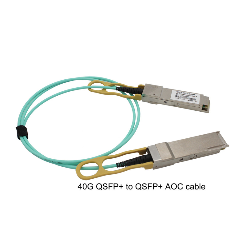 cavo di 40G QSFP28 AOC, cavo a fibre ottiche dell'attivo di 3m 5m per Data Center